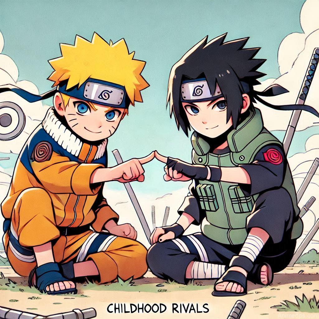500+ Naruto and Sasuke Photos 19 Childhood Memories
Pose: A flashback scene of young Naruto and Sasuke training together.Background: The training grounds with scattered kunai.Expression: Determined and focused, showcasing their early bond.