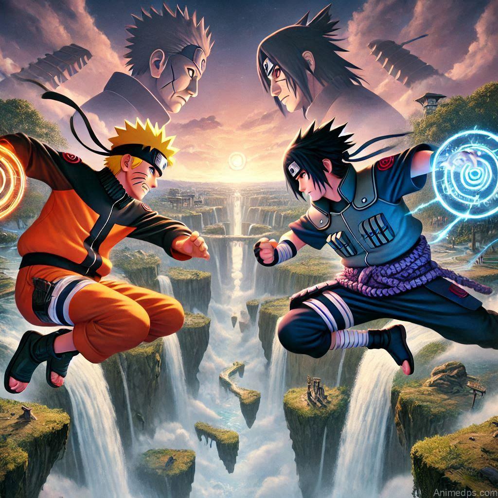 500+ Naruto and Sasuke Photos 32 Final Battle
Pose: Naruto and Sasuke in their final battle stances, ready to unleash their powers.Background: The Valley of the End with waterfall and statues.Expression: Intense and resolute, highlighting the climax of their conflict.