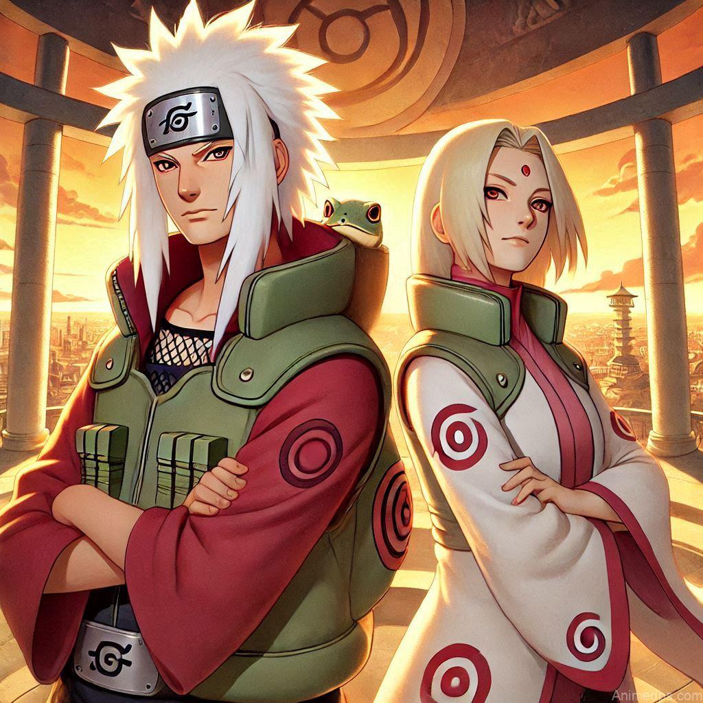 930+ Best Naruto DP for WhatsApp | Anime Dp 830 Jiraya and Tsunade Senju fifth hokage image of Naruto Series