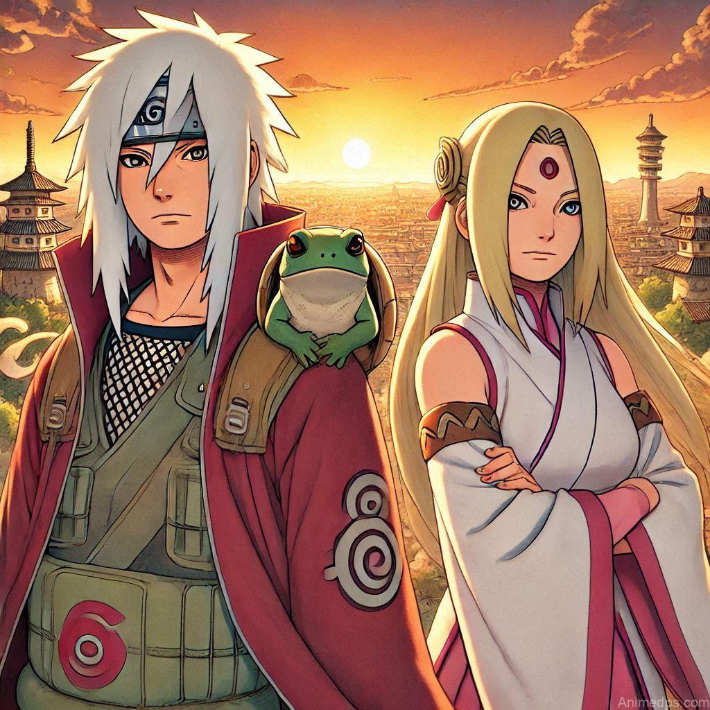 930+ Best Naruto DP for WhatsApp | Anime Dp 833 Jiraya and Tsunade Senju fifth hokage image of Naruto Series