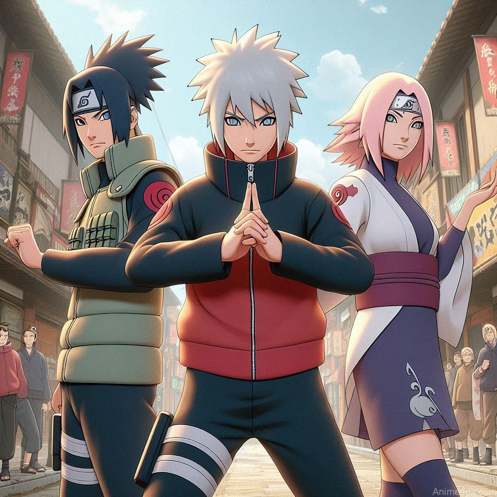 930+ Best Naruto DP for WhatsApp | Anime Dp 840 Jiraya, Orochimaru and Tsunade Senju fifth hokage image of Naruto Series