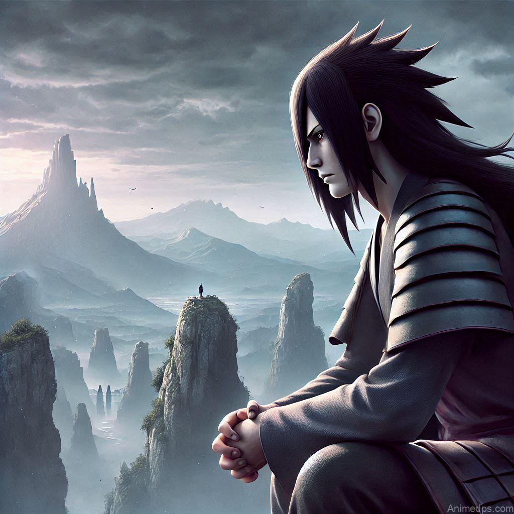 930+ Best Naruto DP for WhatsApp | Anime Dp 881 Madara Reflecting
Pose: Madara standing on a cliff, looking out over a vast landscape with a pensive expression.Background: A serene yet foreboding mountain range.Expression: Reflective and contemplative, capturing his deep thoughts