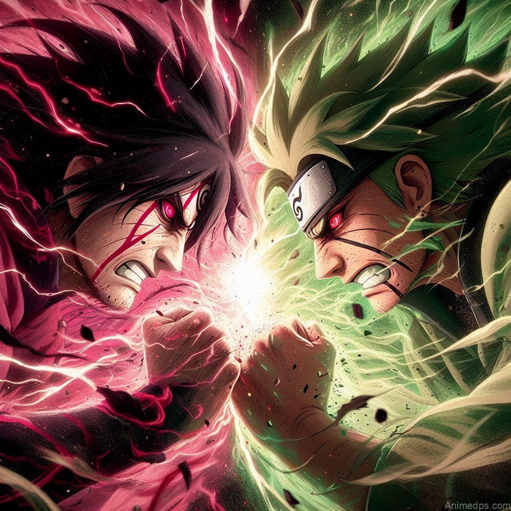 930+ Best Naruto DP for WhatsApp | Anime Dp 465 Madara and Hashirama Face-to-Face
A tense standoff between Madara and Hashirama on a rugged battlefield, their intense gazes locked. Madara stands tall, his Uchiha armor gleaming in the fiery light, with his Sharingan and Rinnegan glowing ominously. Hashirama, in his Senju battle armor, radiates calm strength, holding his wooden staff. The backdrop is an apocalyptic storm, with thunderclaps and swirling debris, symbolizing the clash of titans.