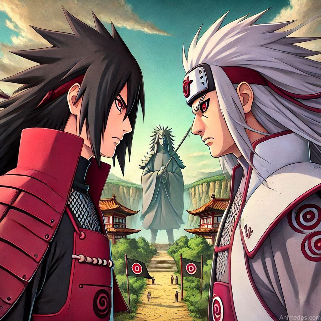 930+ Best Naruto DP for WhatsApp | Anime Dp 869 Madara and Hashirama Showdown
Pose: Madara and Hashirama facing each other in an intense standoff, ready to battle.Background: The iconic Valley of the End with their giant statues in the background.Expression: Fierce and determined, highlighting their legendary rivalry