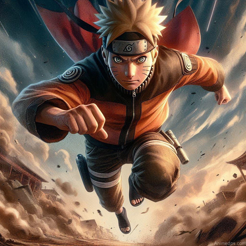 930+ Best Naruto DP for WhatsApp | Anime Dp 15 Naruto in Battle
Pose: Naruto mid-battle, leaping forward with a determined look.Background: A dramatic battlefield with dust and debris.Expression: Intense and focused, in the heat of action.