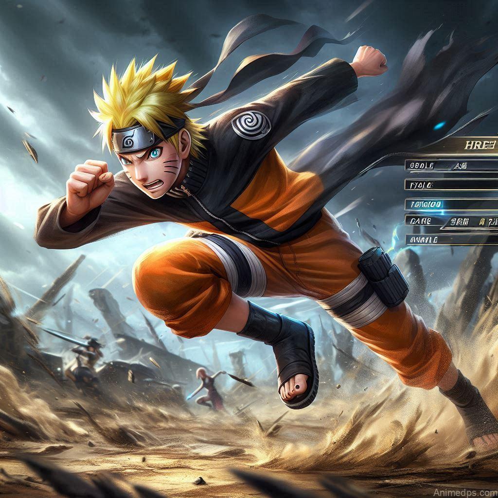 930+ Best Naruto DP for WhatsApp | Anime Dp 16 Naruto in Battle
Pose: Naruto mid-battle, leaping forward with a determined look.Background: A dramatic battlefield with dust and debris.Expression: Intense and focused, in the heat of action.