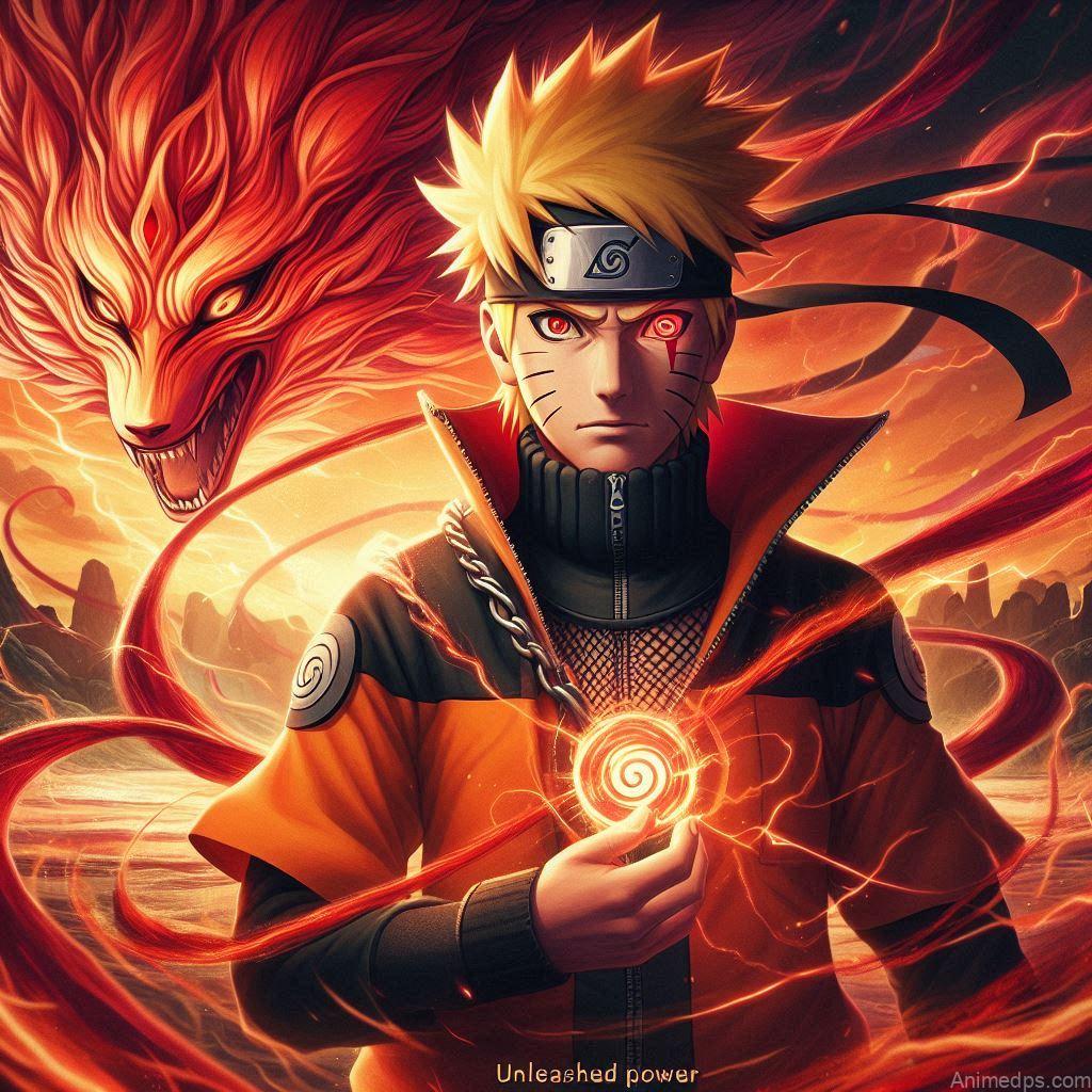 930+ Best Naruto DP for WhatsApp | Anime Dp 44 Naruto in Kurama Mode
Pose: Naruto, enveloped in Kurama's chakra, stands ready for battle.Background: A fiery landscape with swirling energy.Expression: Powerful and resolute, highlighting his bond with Kurama.