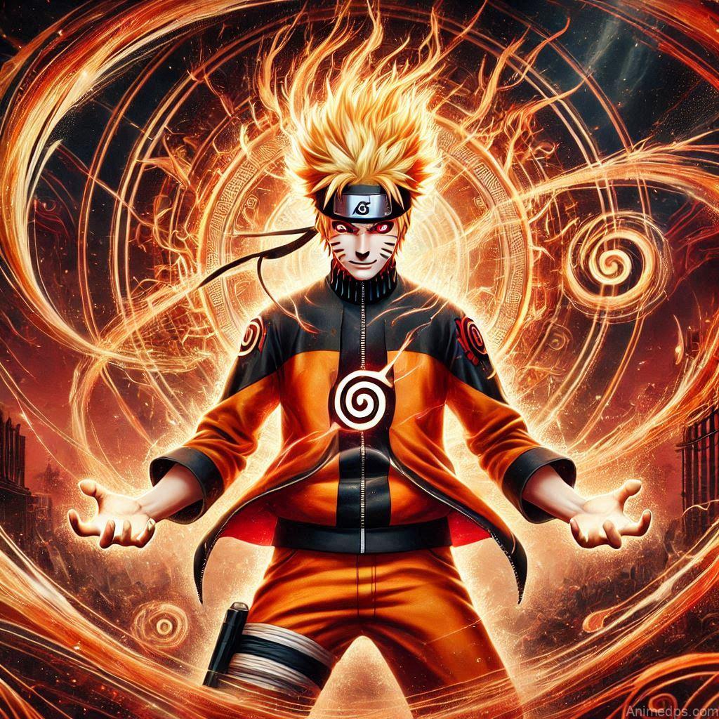 930+ Best Naruto DP for WhatsApp | Anime Dp 45 Naruto in Kurama Mode
Pose: Naruto, enveloped in Kurama's chakra, stands ready for battle.Background: A fiery landscape with swirling energy.Expression: Powerful and resolute, highlighting his bond with Kurama.