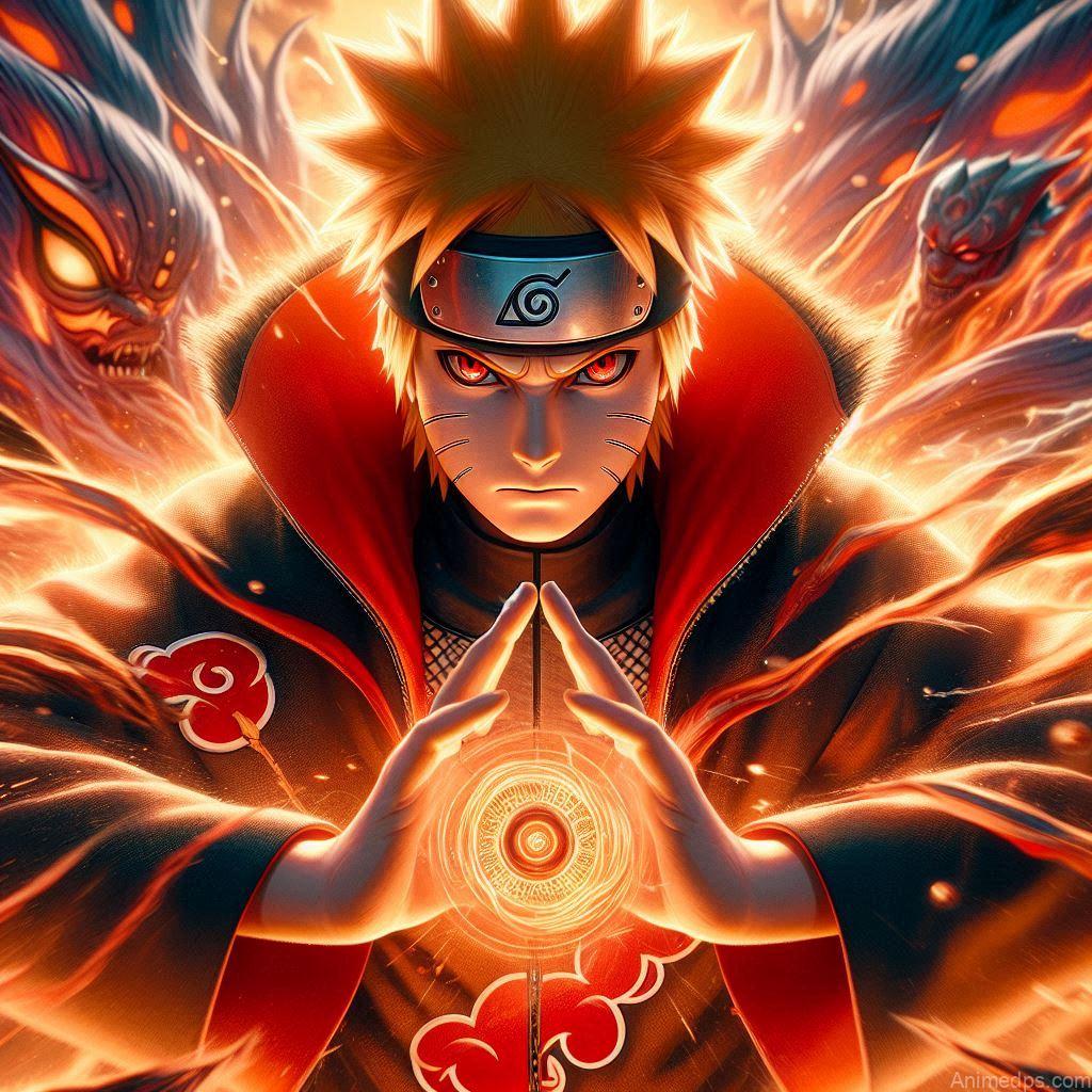 930+ Best Naruto DP for WhatsApp | Anime Dp 10 Naruto in Kyuubi Chakra Mode
Pose: Naruto in Kyuubi Chakra Mode, surrounded by Kurama's chakra cloak.Background: A fiery, intense battle scene.Expression: Powerful and resolute, showcasing his immense strength.