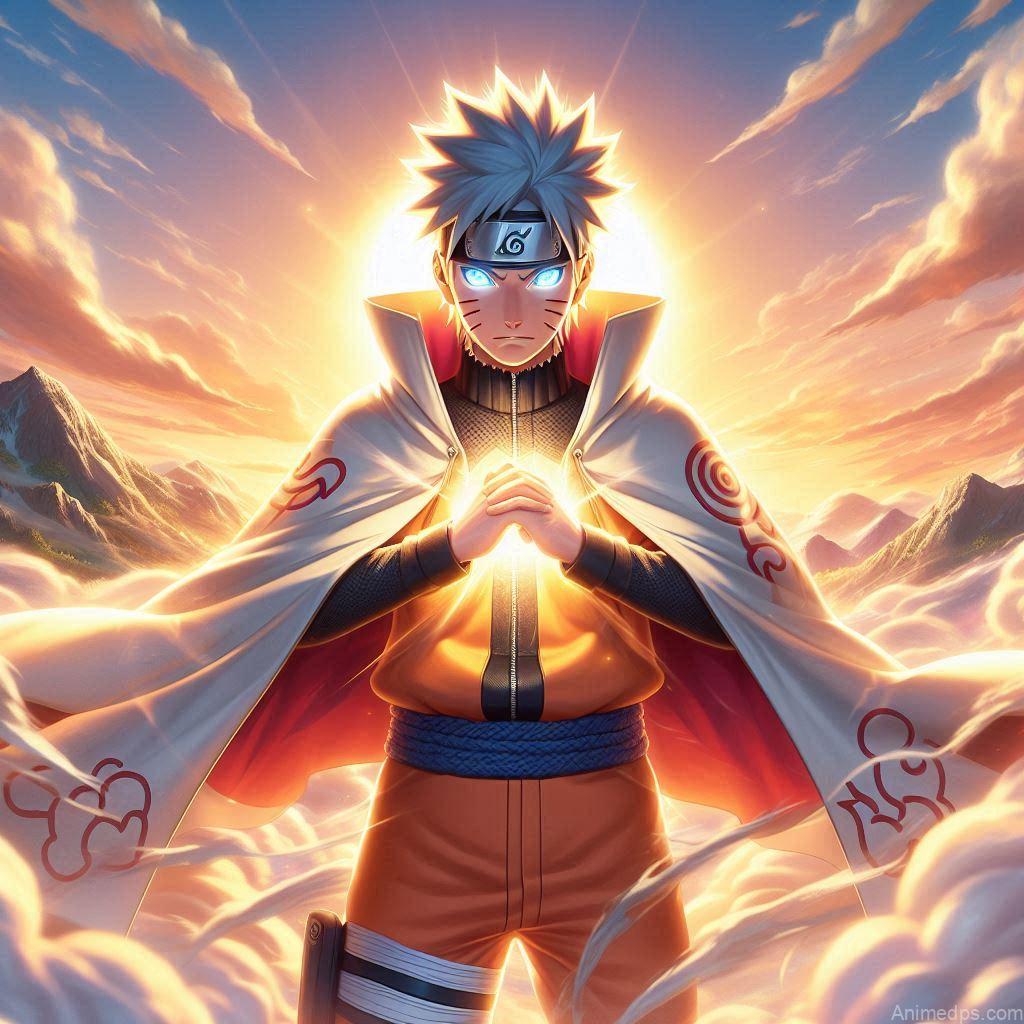 930+ Best Naruto DP for WhatsApp | Anime Dp 53 Naruto in Sage Mode
Pose: Naruto stands confidently in his Sage Mode, with glowing eyes and a billowing cloak.Background: A serene mountaintop with the sun rising.Expression: Determined and focused, showcasing his Sage powers.