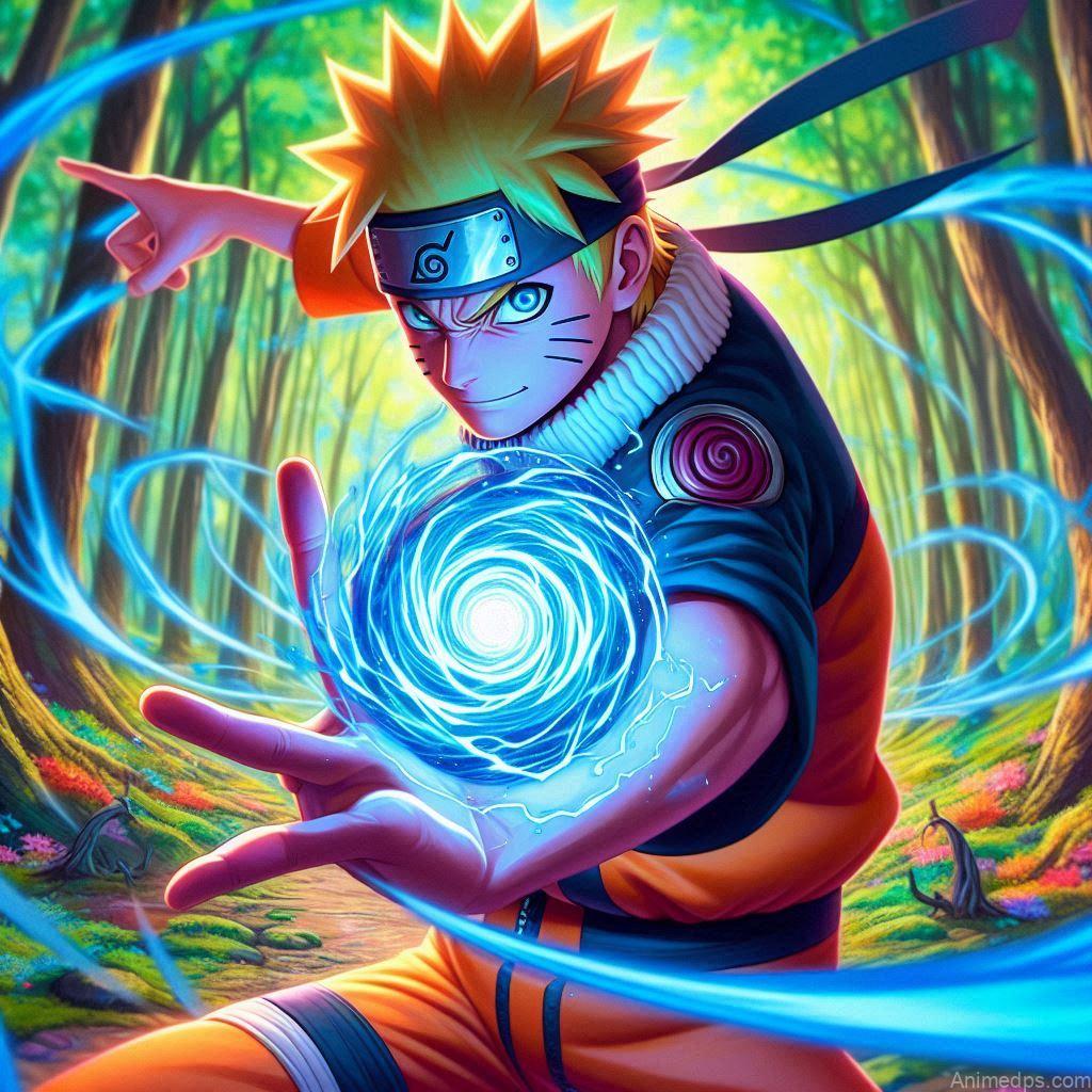 930+ Best Naruto DP for WhatsApp | Anime Dp 47 Naruto with Rasengan
Pose: Naruto performs his iconic Rasengan, with a swirling blue energy sphere in his hand.Background: A vibrant forest clearing.Expression: Fierce and intense, mid-attack.