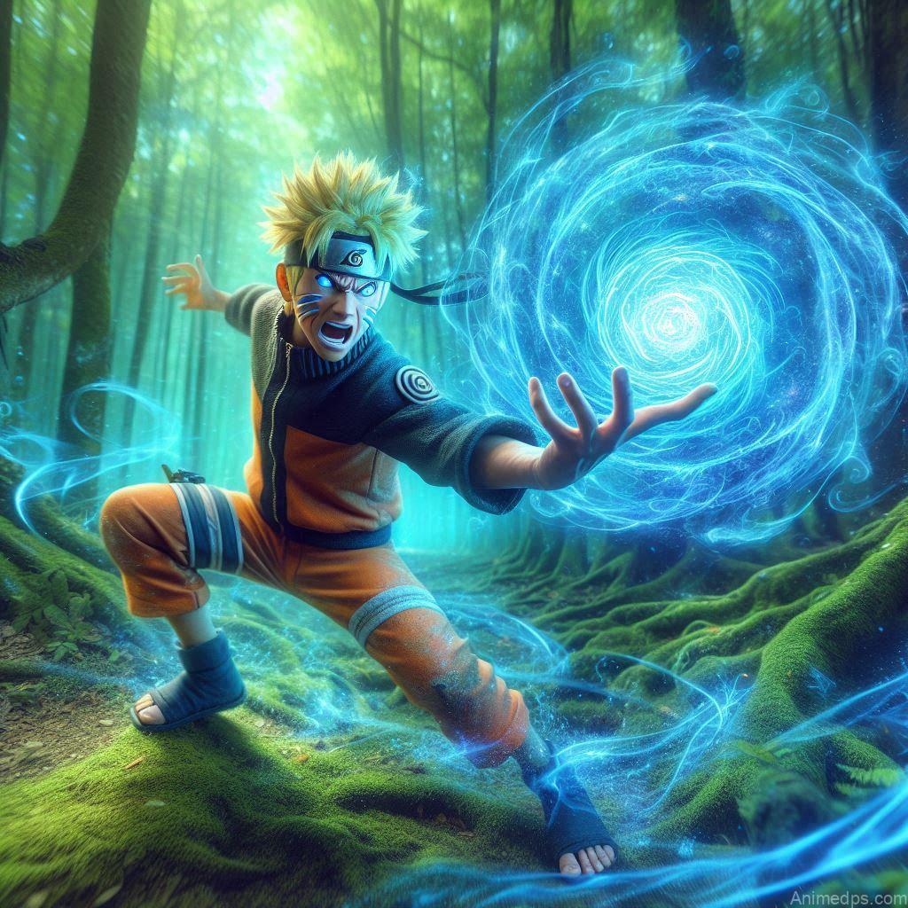 930+ Best Naruto DP for WhatsApp | Anime Dp 48 Naruto with Rasengan
Pose: Naruto performs his iconic Rasengan, with a swirling blue energy sphere in his hand.Background: A vibrant forest clearing.Expression: Fierce and intense, mid-attack.