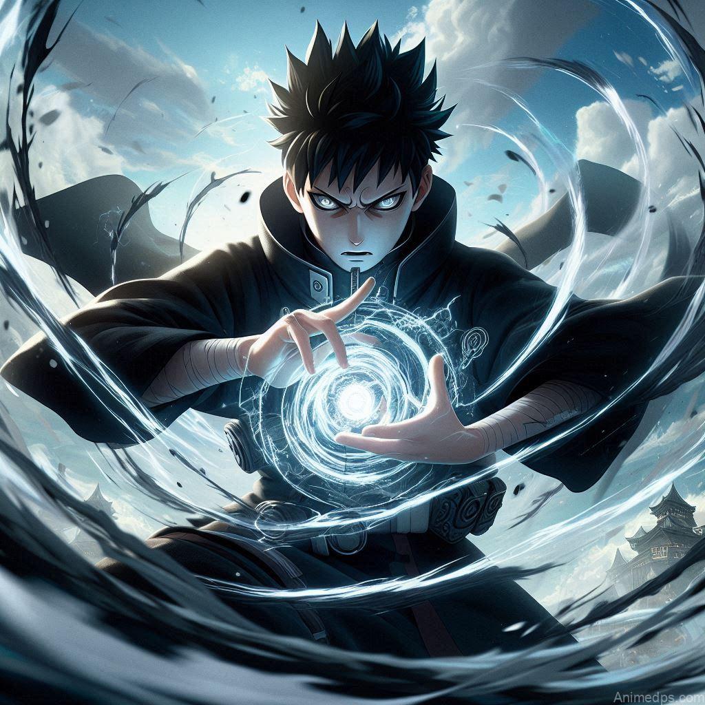 Obito Wallpaper 4K Free Download 9 Obito in Battle Stance Pose: Obito stands in a fierce battle stance, his Sharingan and Rinnegan activated. Background: A dramatic battlefield with swirling dust and intense energy. Expression: Intense and powerful, showcasing his combat prowess