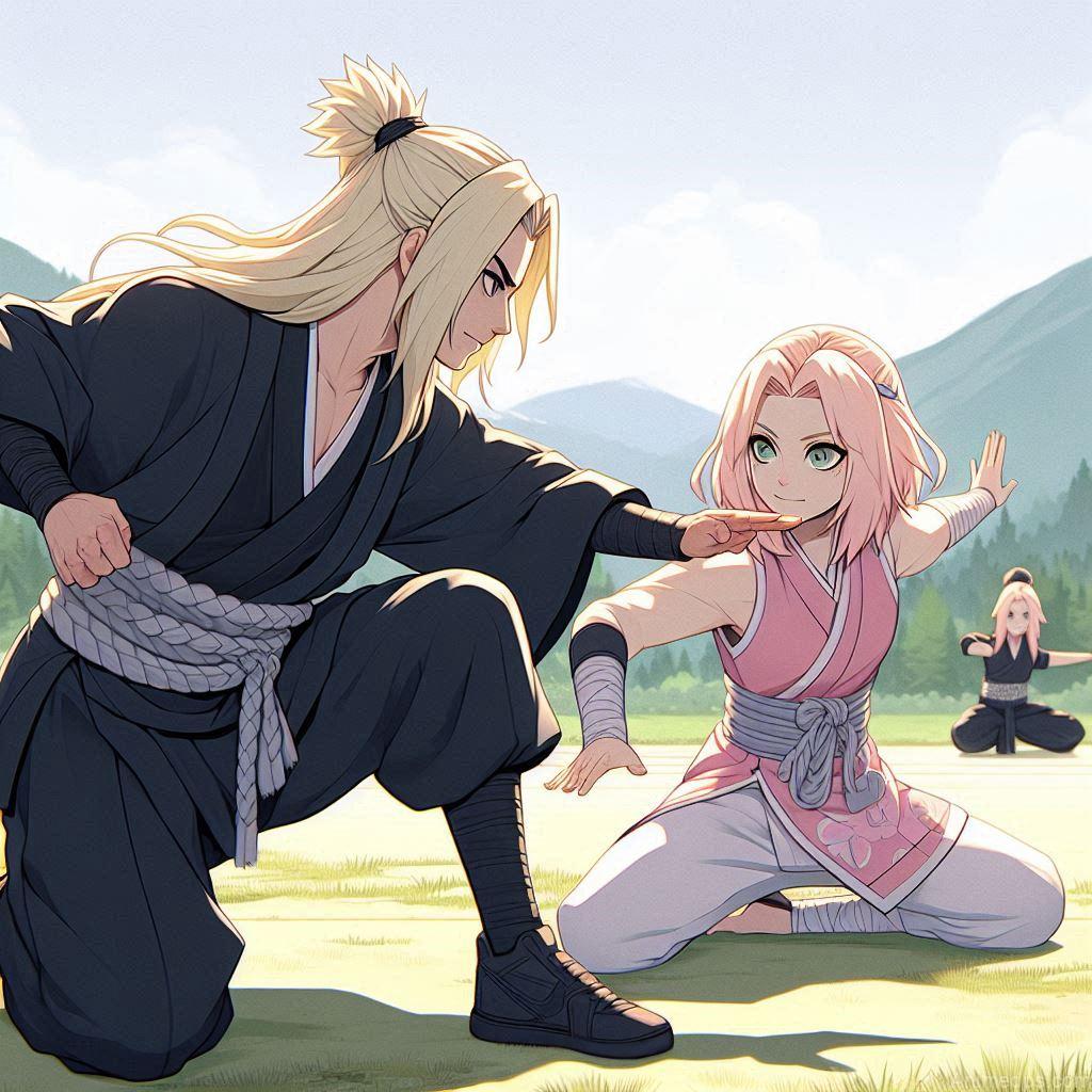 930+ Best Naruto DP for WhatsApp | Anime Dp 843 Tsunade Senju fifth hokage training Skura image of Naruto Series