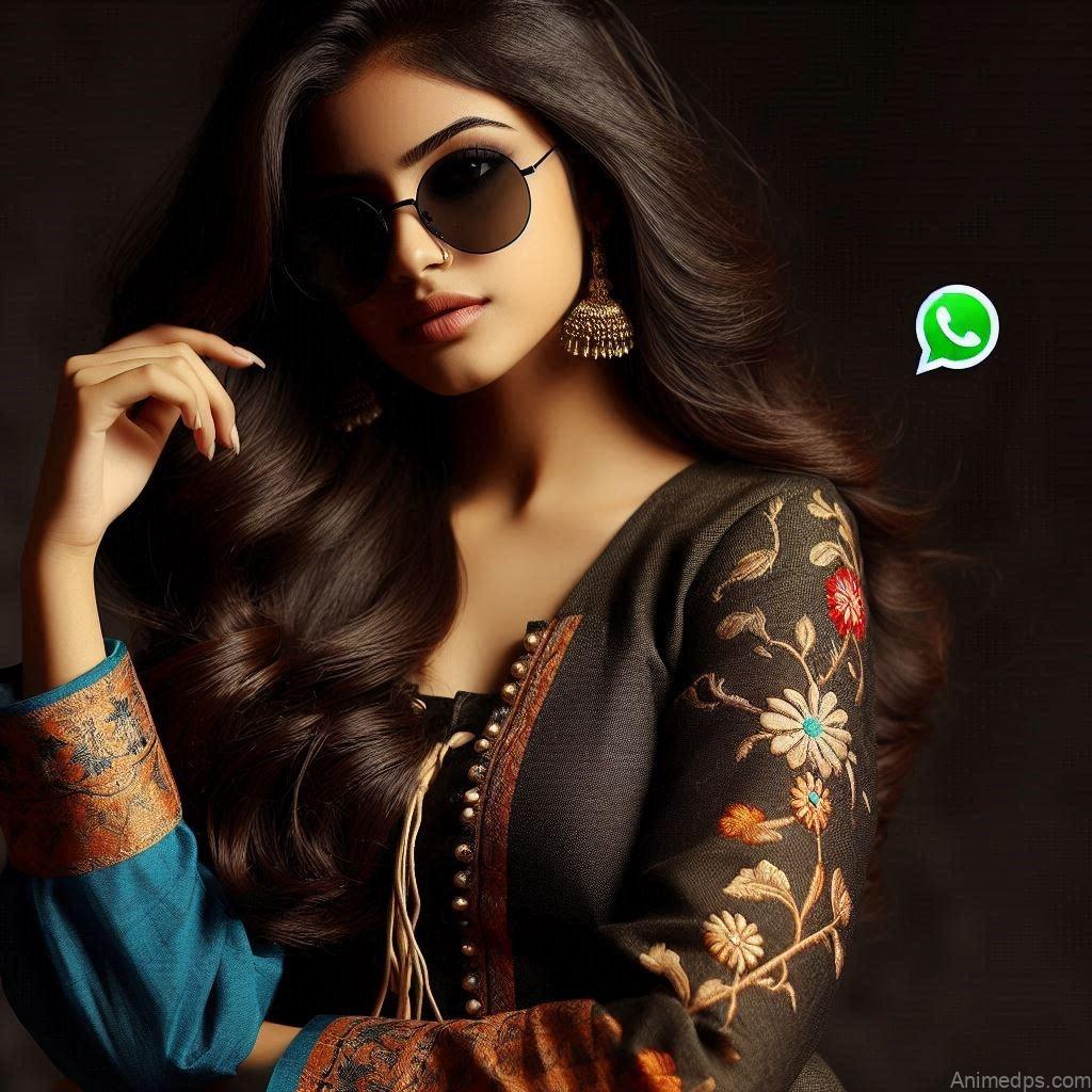 100+ Cool WhatsApp DP for Girls: Express Yourself! 28 Cool WhatsApp DP for Girl black background