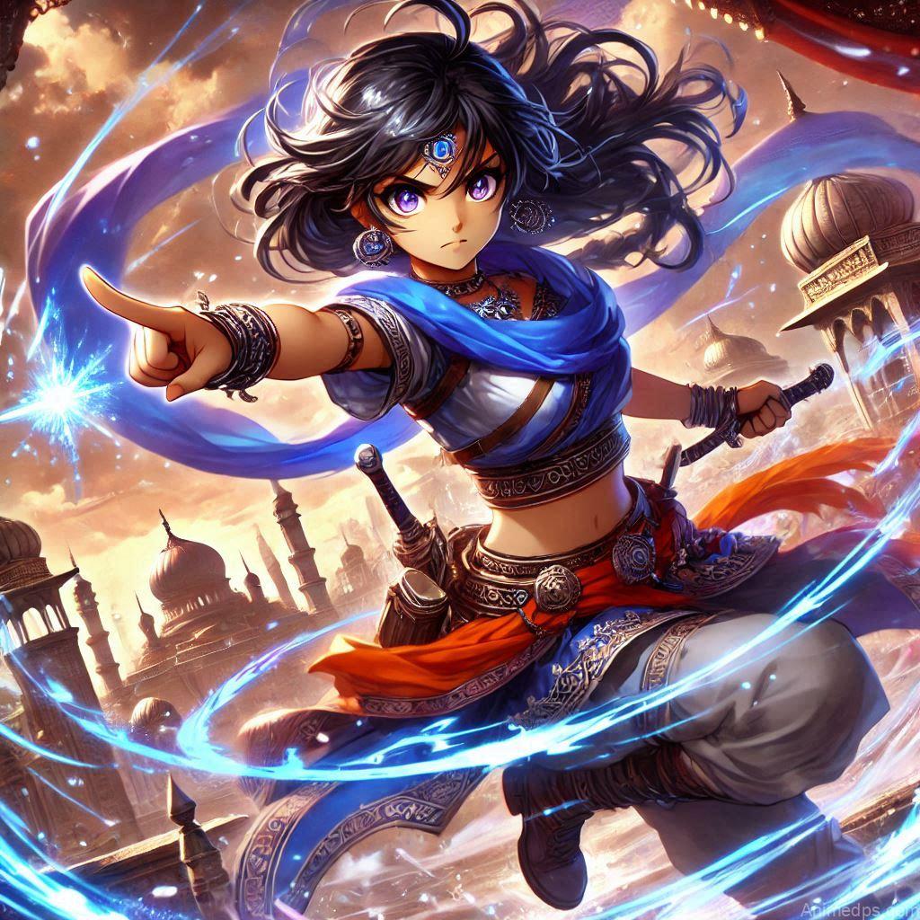 275+ Charming Girl Anime DP to Brighten Your Profile 14 Anime girl in action