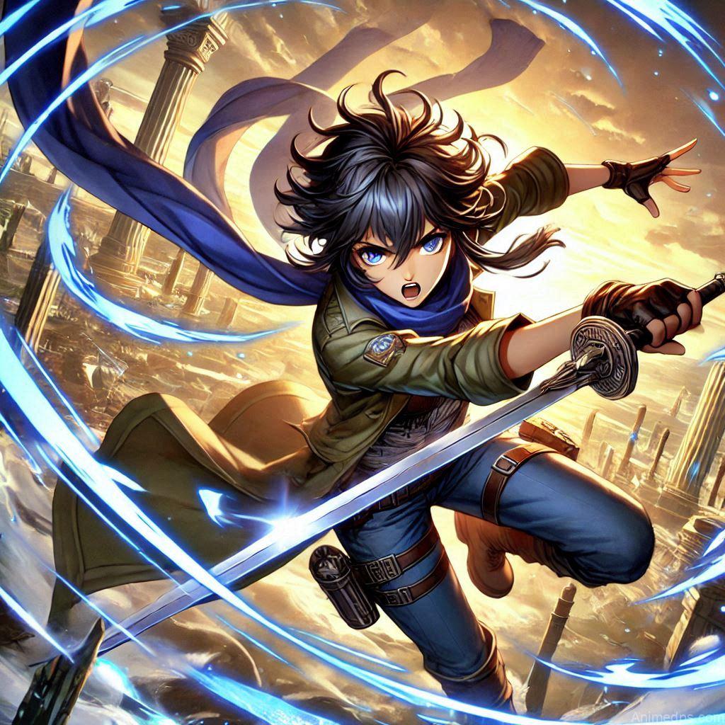 275+ Charming Girl Anime DP to Brighten Your Profile 15 Anime girl in action