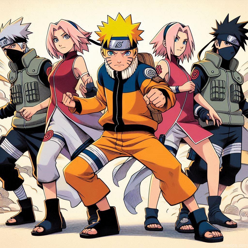 930+ Best Naruto DP for WhatsApp | Anime Dp 213 Naruto standing with his close friends, like Sasuke, Sakura, and Kakashi, all in action. Naruto standing with his close friends, like Sasuke, Sakura, and Kakashi, all in action poses. Background: The village of Konoha, symbolizing their home and unity. Expression: Happy and confident, reflecting the bond between teammates.