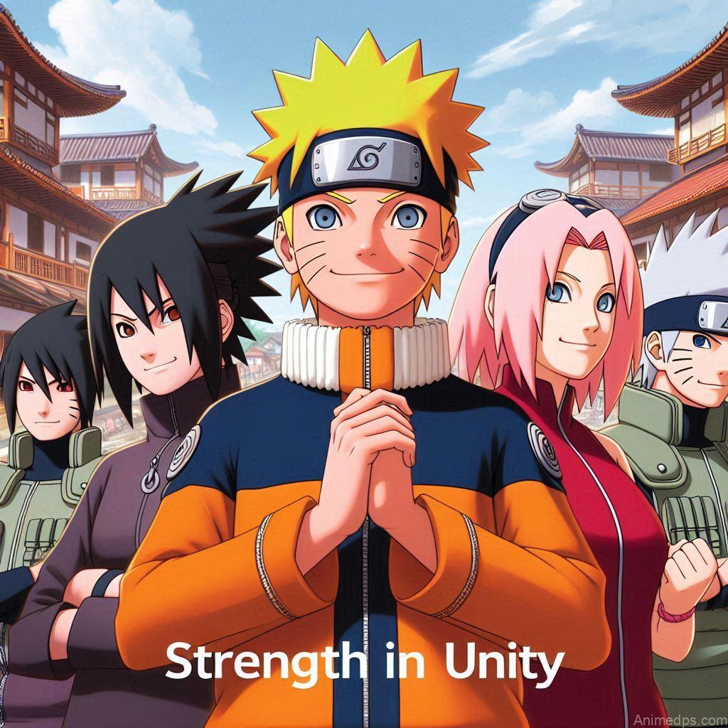 930+ Best Naruto DP for WhatsApp | Anime Dp 216 Naruto standing with his close friends, like Sasuke, Sakura, and Kakashi, all in action. Naruto standing with his close friends, like Sasuke, Sakura, and Kakashi, all in action poses. Background: The village of Konoha, symbolizing their home and unity. Expression: Happy and confident, reflecting the bond between teammates.